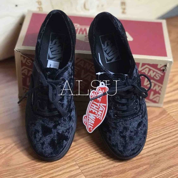 VANS Authentic LO Pro Velvet Black Kid’s AUTHENTIC - Picture 6 of 7